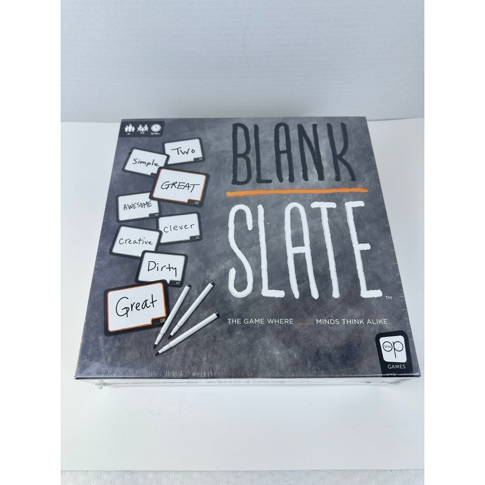 BLANK SLATE The Game Where Great Minds Think Alike BRAND NEW Family Game  The OP